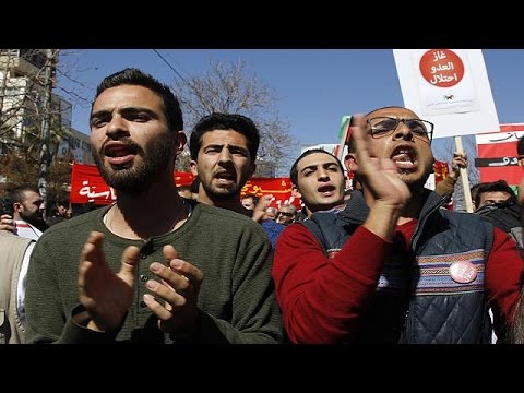 مظاهرة في الأردن احتجاجا على استيراد الغاز من إسرائيل