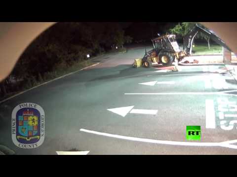 بالفيديو مطاردة هوليودية للص حاول سرقة صراف آلي