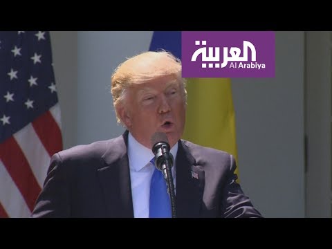 شاهد الرئيس دونالد ترامب ينذر قطر