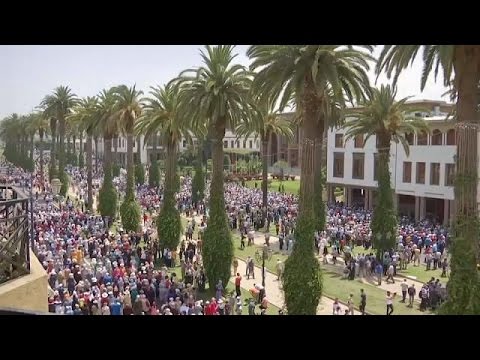 شاهد مسيرة الرباط للتضامن مع حراك الريف