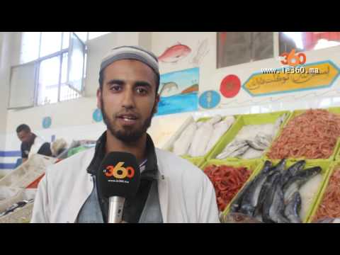 شاهد تقرير عن سوق السمك في أغادير