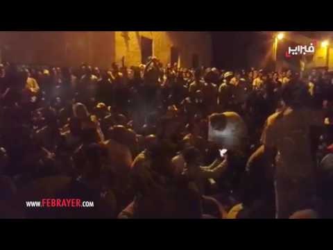شاهد مظاهرات مغاربة ليلية في الحسيمة