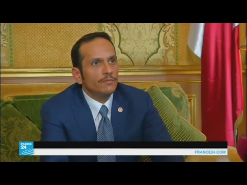 شاهد وزير الخارجية القطري يؤكد أن الخيار الاستراتيجي للدوحة هو الحوار