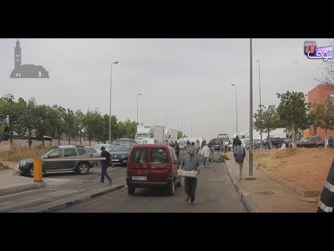 شاهد عصابة مسلحة في السيوفة تهاجم أكبر سوق للسمك في البيضاء