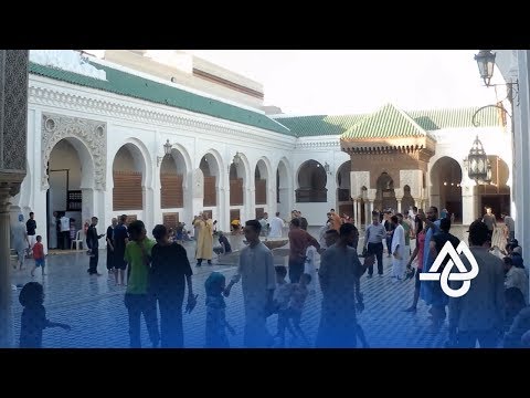بالفيديو مشاهد داخل مسجد القرويين