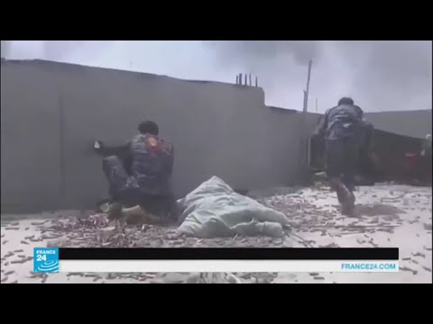 شاهد معارك ضارية في المدينة القديمة للوصول إلى جامع النوري الكبير