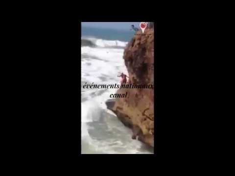شاهد وفاة شاب غرقًا على  شاطئ المحمدية