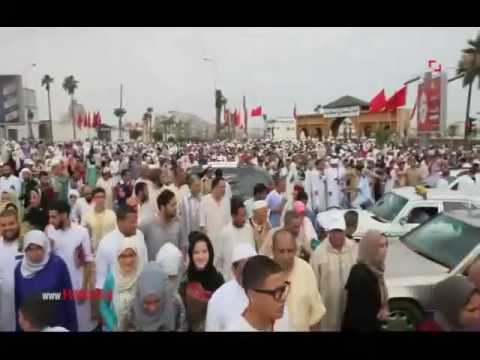 شاهد شارع محمد السادس يمتلأ عن آخره