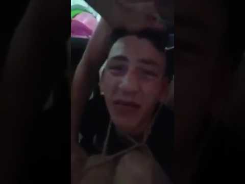 بالفيديو  القبض على لص متلبس وتكبيله وضربه