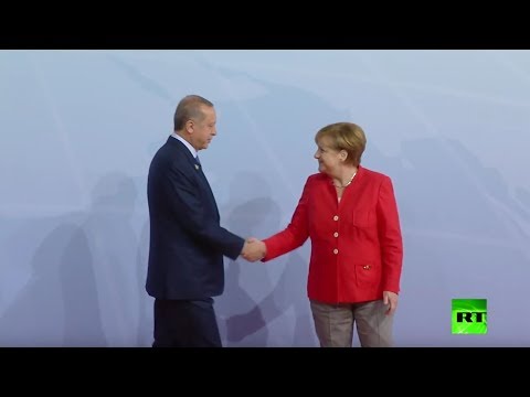 أنجيلا ميركل تستقبل الرئيس التركي رجب طيب أردوغان