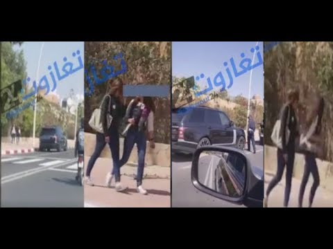 شاهد شاب راكب على سيارة فاخرة يتحرش بفتيات من أغادير