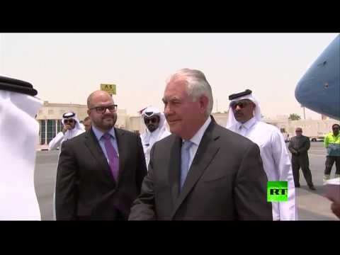 وزير الخارجية الأميركي ريكس تيلرسون يصل إلى قطر