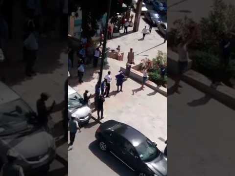 شاهد شاب يحاول الانتحار على طريقة مي عيشة
