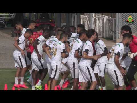 شاهد التدريبات اليومية لفريق الجيش الملكي