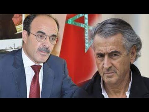 شاهد إلياس العماري يلتقي صدفة  برنار ليفي في طنجة