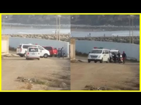 شاهد غرق شاب في عمر الزهور في شاطئ سلا