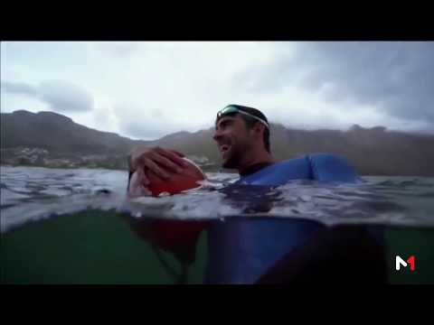 مايكل فيلبس يفشل في التفوق على قرش أبيض