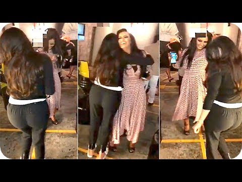 شاهد رقصة مريم حسين الأسطورية مع العنود الحربي