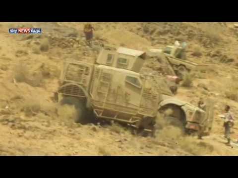 شاهد الشرعية اليمنية تحرر معسكر خالد