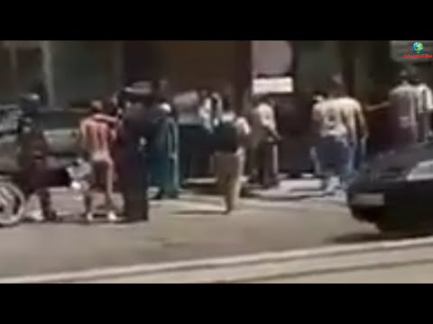 شاهد لحظة القبض على أحد المتشرّدين وسط الرباط