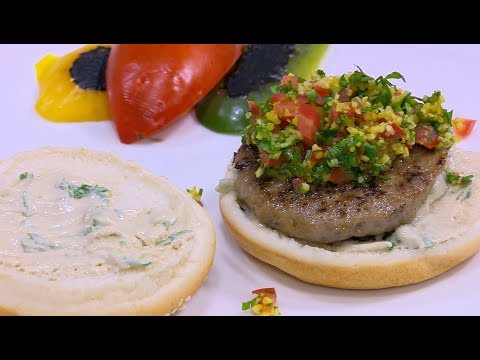 شاهد طريقة إعداد ومقادير سندوتش شاورما برغر