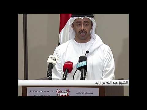 شاهد الشيخ عبدالله بن زايد يهاجم الحكومة القطرية