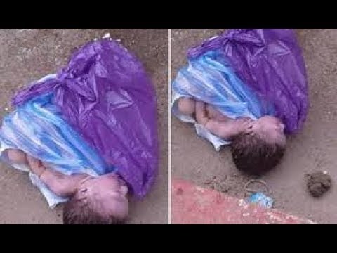 شاهد العثور على رضيع مغربي حديث الولادة في كيس بلاستيكي