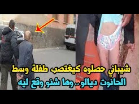 شاهد توقيف مغربي اغتصب طفلة وسط محلّه التجاري