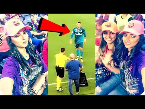 فرحة الإعلامية مريم سعيد على خروج رونالدو من مباراة الكلاسيكو