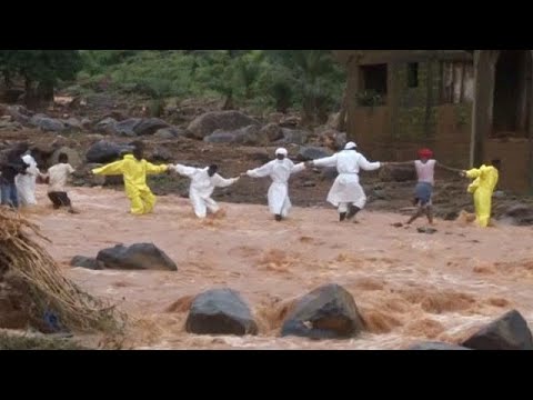 شاهد سيراليون تستغيث بالعالم لمواجهة كارثة الفيضانات
