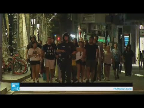 شاهد عشرات القتلى والجرحى في برشلونة