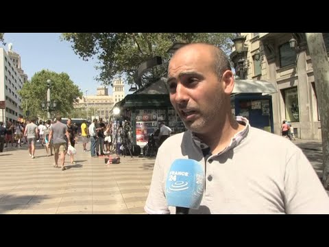 بلجيكي من أصول مغربية يأتي من بروكسل ليتضامن مع ضحايا هجوم برشلونة
