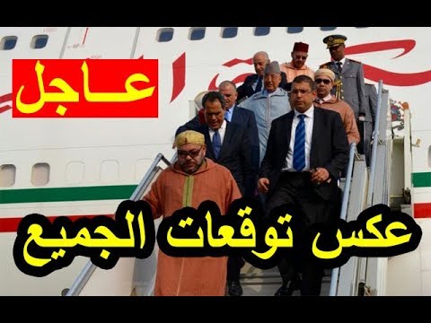 بالفيديو  الملك محمد السادس يتوجه إلى مدينة السعيدية