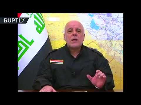 شاهد العبادي يُنذر عناصرداعش في تلعفر