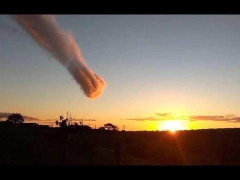 شاهد سحابة على شكل قبضة يد تثير خوف البرازيليين