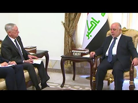 شاهد ماتيس في بغداد مع تطويق القوات العراقية تلعفر