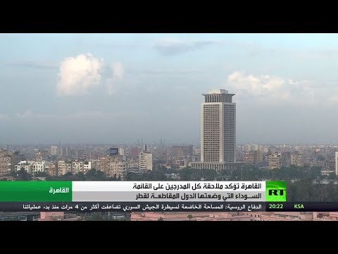 شاهد القاهرة  تبحث ملف الأزمة الخليجية مع قطر