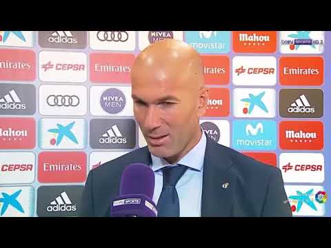 شاهد تعليق زيدان بعد تعادل ريال مدريد وفالنسيا 22
