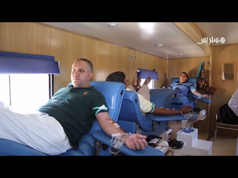 شاهد تفاصيل حملة التوعية للتبرع بالدم في الرباط