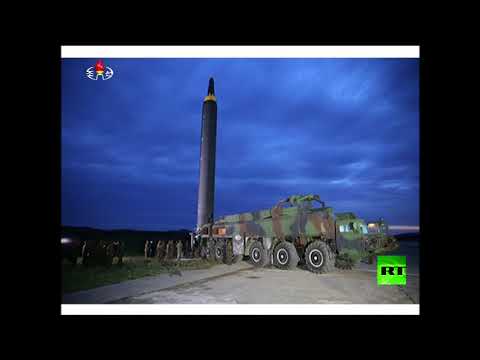 شاهد كيم جونغ أون خلال إطلاق الصاروخ الذي مر فوق اليابان