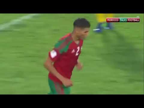 شاهد إنجازات أشرف الحكيمي مع المغرب أمام مالي