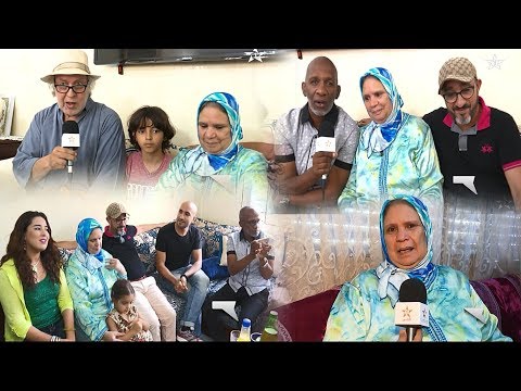 شاهد فنانون يزورون الفنانة القديرة سعاد صابر في بيتها