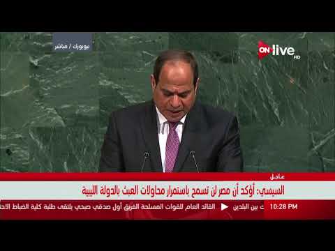 شاهد السيسي يؤكّد أنّ الوقت حان لمعالجة شاملة للقضية الفلسطينية
