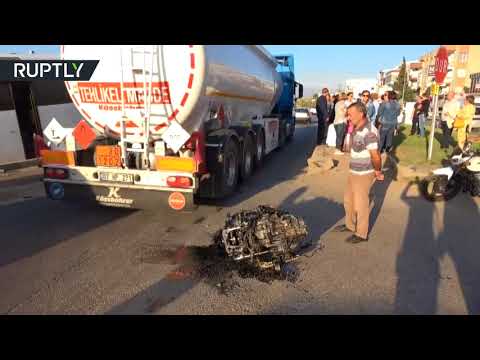 حادث سير مروّع في أنطاليا أدى إلى مقتل السائق