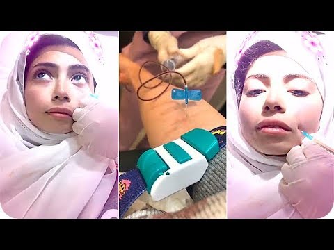 دارين البايض تحقن بلازما الدم في الوجه