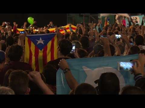 شاهد حكومة كاتالونيا تعلن نتائج استفتاء الاستقلال