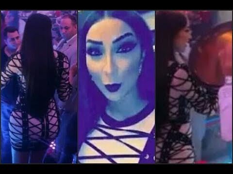 شاهد  دنيا بطمة مع زوجها محمد الترك داخل ملهى ليلي في مراكش