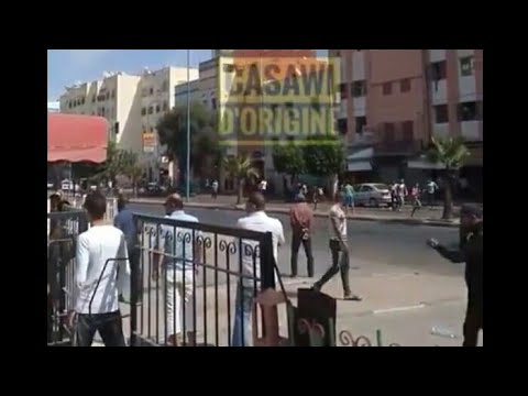 شاهد حرب أهلية بين ولاد سيدي معروف وولاد حي النسيم في كازا