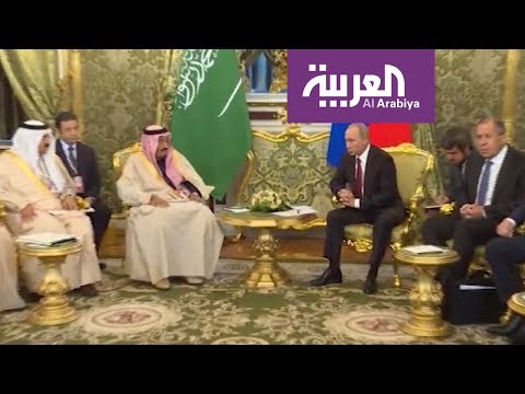 شاهد احتفاء روسي استثنائي بزيارة الملك سلمان