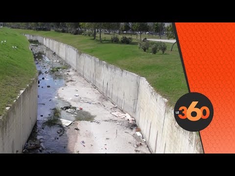 شاهد الأودية والنفايات العشوائية تهدد طنجة بالفيضانات